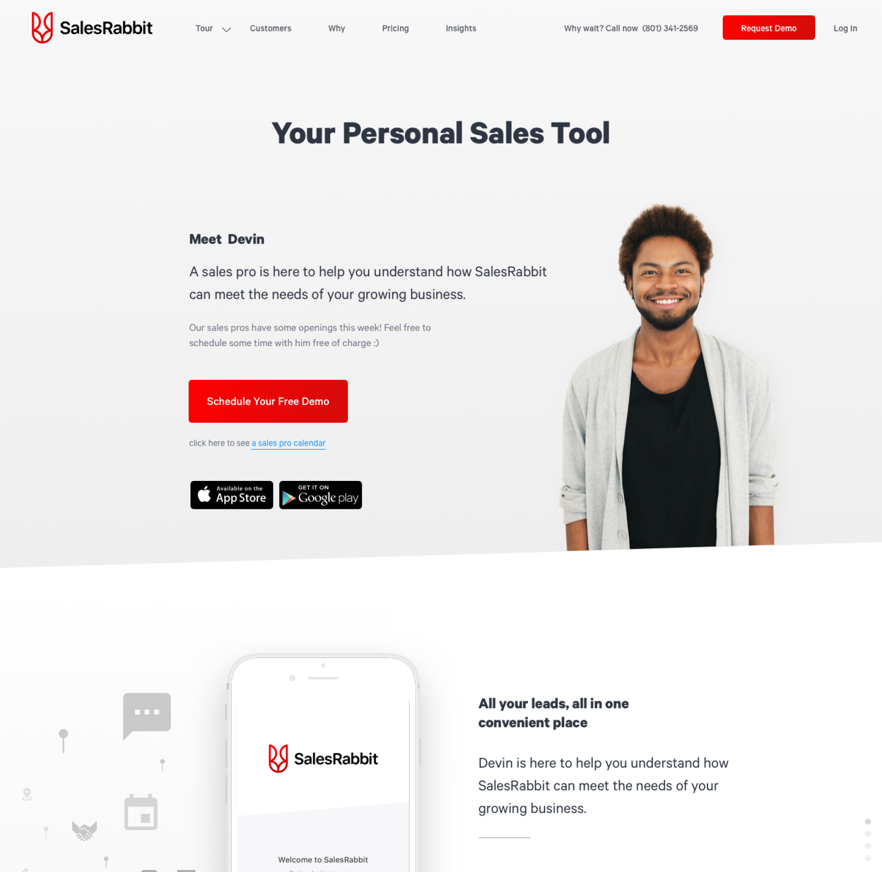 SalesRabbit product interface overview